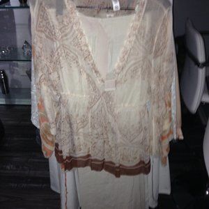 Elie Tahari Silk Blouse with matching Pant